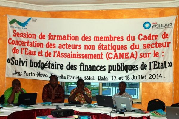 Suivi-budgétaire des finances publiques dans le secteur  WASH au Bénin : Les membres du CANEA affûtent leurs armes